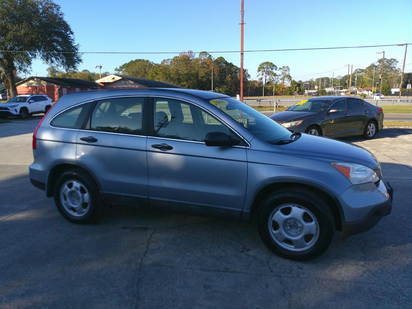 2008 BLUE HONDA CR-V LX (5J6RE38328L) , located at 10405 Abercorn Street, Savannah, GA, 31419, (912) 921-8965, 31.988262, -81.131760 - Photo#2